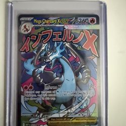 Pokemon Mega Charizard X ex #023 UPC Black Star Promo English Full Art - NM 🔥