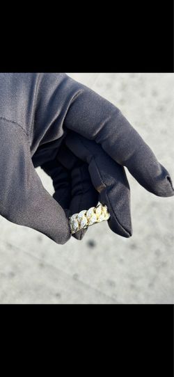 10k diamond Cuban ring