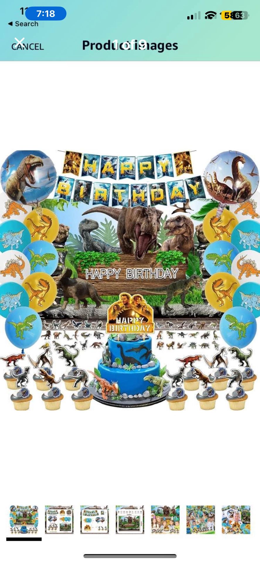 Jurassic Park Birthday Decorations