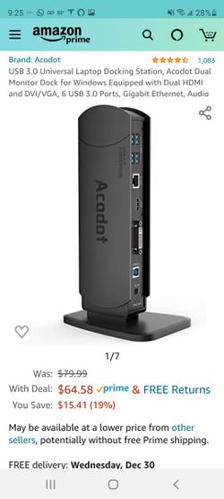 USB 3.0 laptop docking station