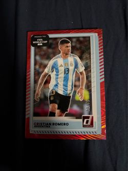 2025-26 Donruss Road to FIFA World Cup Christian Romero #162 numbered 1/79