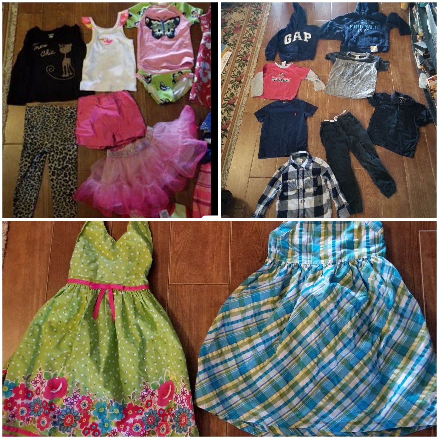 Each picture $10 Boys Girls clothes sizes 3-6