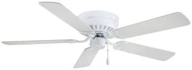 White 52” Ceiling Fan
