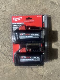 M18 18-Volt Lithium-Ion High Output 6.0Ah Battery Pack (2-Pack)