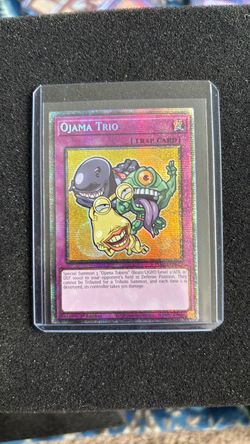 Yu-Gi-Oh Ojama Trio 1st Edition Trap Card