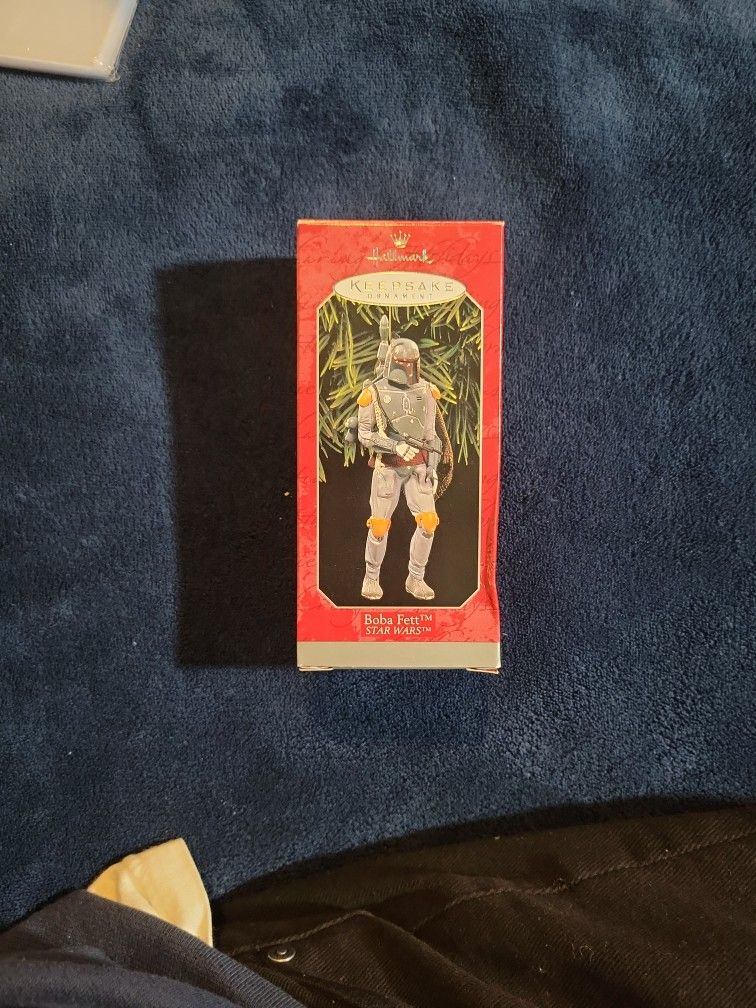 Hallmark Keepsake Boba Fett Ornament from the Star Wars franchise. 