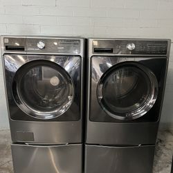 🔥 KENMORE ELITE GAS WASHER & DRYER SET WITH PEDESTALS! 🔥 