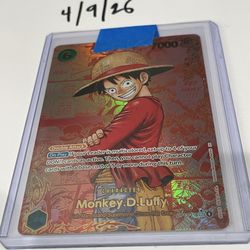 One Piece Op 13 Monkey D Luffy Red Manga