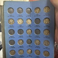 Mercury dime set