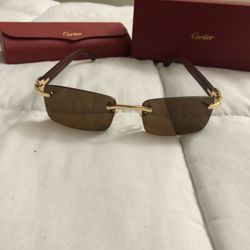 Brown Cartier wood buffs