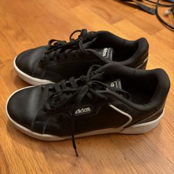 Adidas Black Shoes Size 7