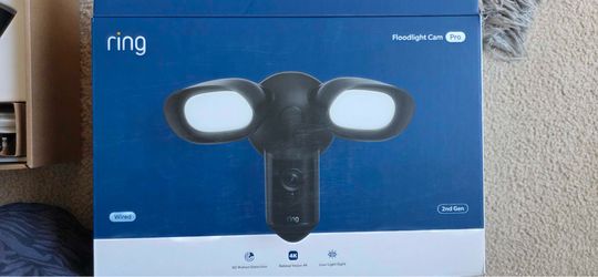 Brand new Ring flood light and camera - original packing