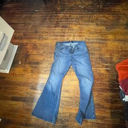 flared hollister jeans