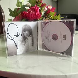 Taylor Swift Tortured Poets Department CD Hand Signed Photo *In-hand* SHIP FAST