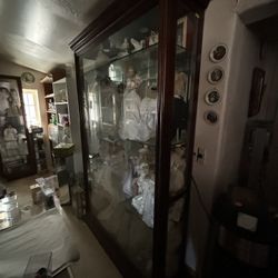 Vintage Curio Cabinets/ Display Cabinets 