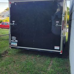 8 X 28 Enclosed Trailer With A/C AND HEATER