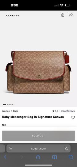 Coach baby Messenger Bag In Signature Canvas