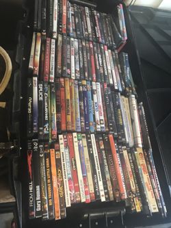 Over 100 movies DVDs