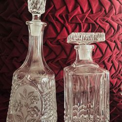 Vintage Glass Liquor From 1950  