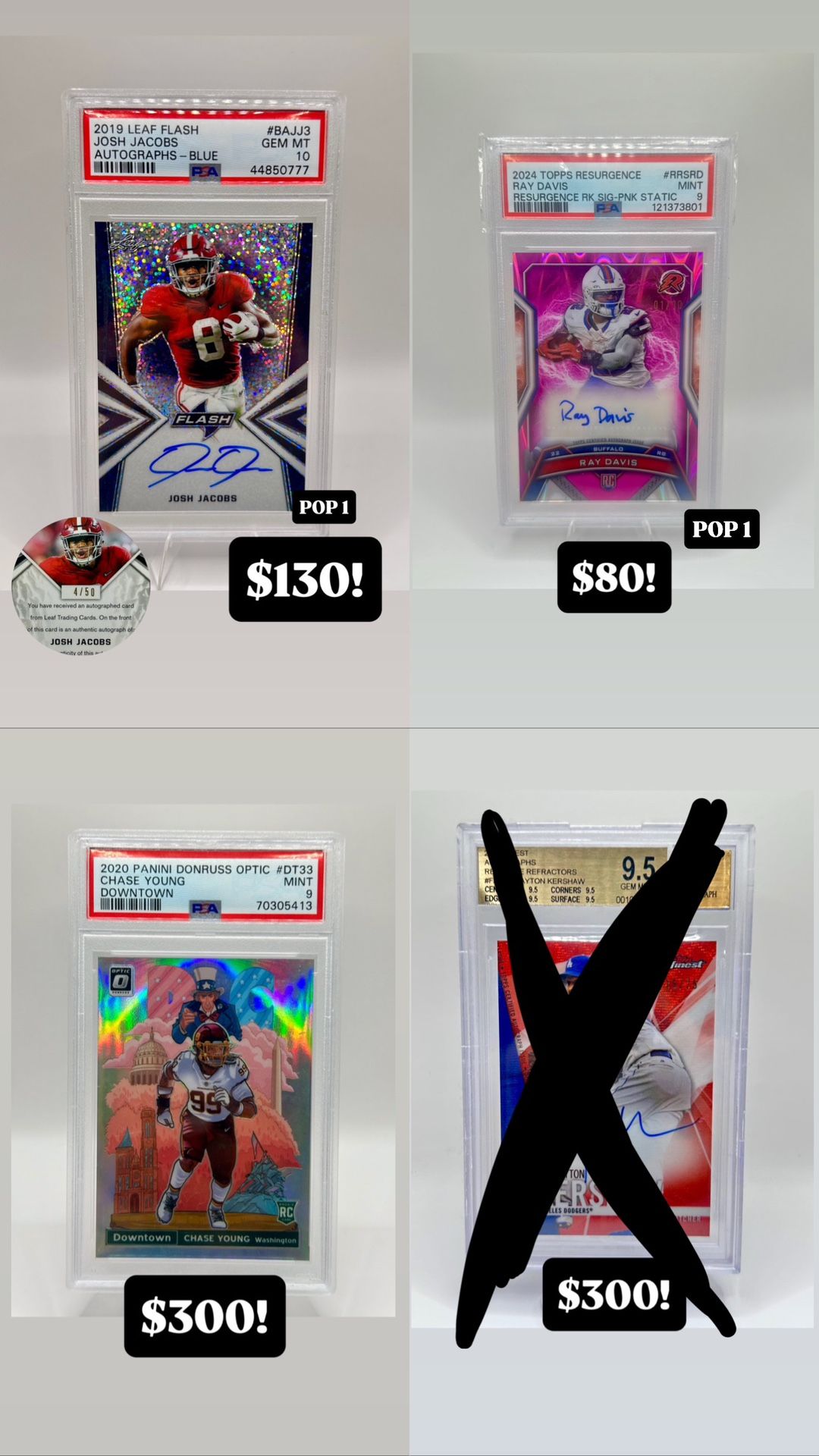 Graded Football Cards