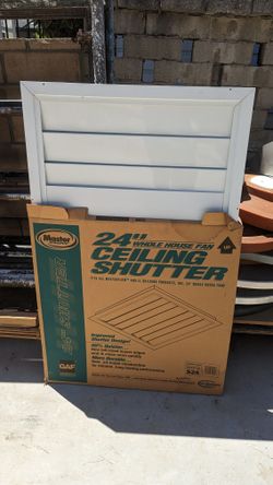 24-In Ceiling Shutter