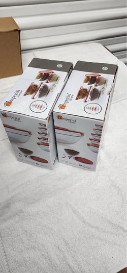 Imperial Home 10 pc Glass Bowl Set w/ Lids (x 2)