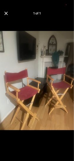 2 bar height chairs
