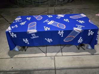 MLB Los Angeles Dodgers World series 6ft Table cover cloth