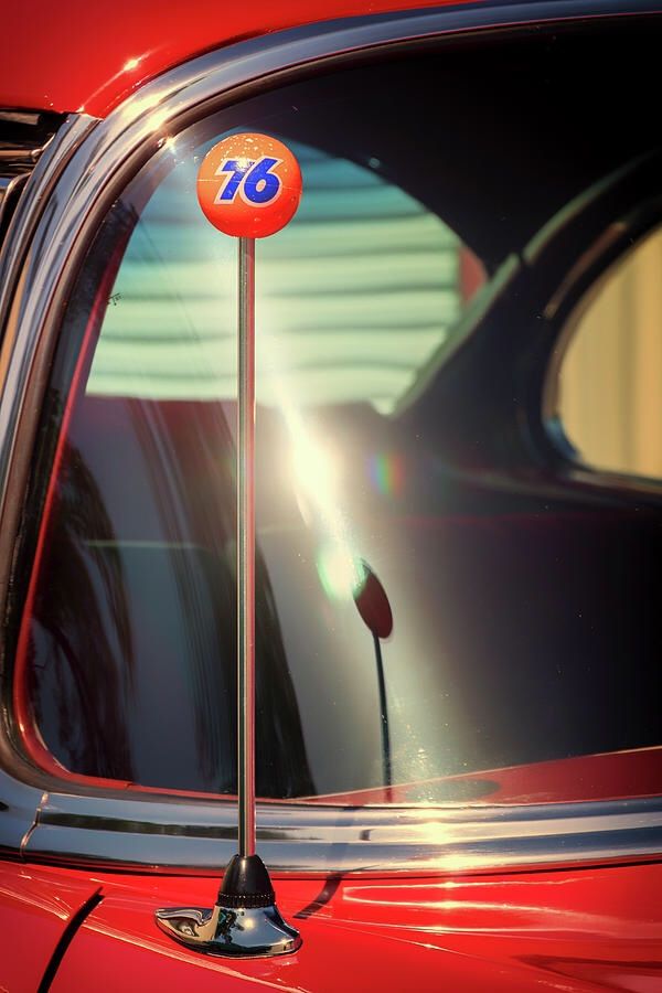 Vintage 76 Gas Antenna Topper Balls - Hot Rod , Classic, VW , Cruisers