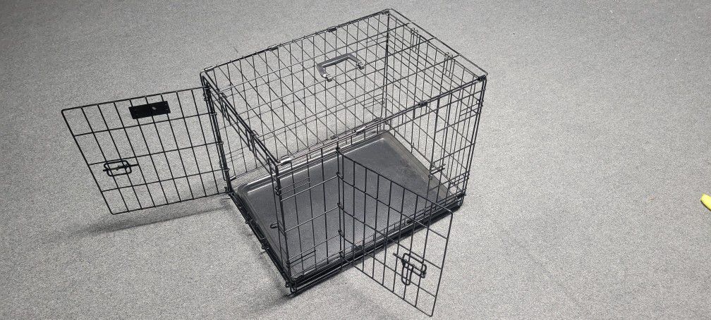 Medium Collapsible 2 Door Dog Cage