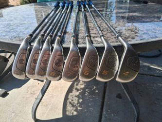 Cleveland Hibore RH hybrid irons including 50 degree D wedge