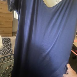 Pretty blue dress plus size