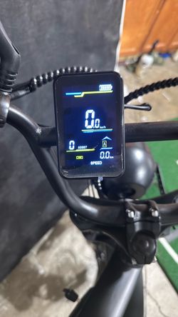 Electric Bike LCD Display Console with phone holder