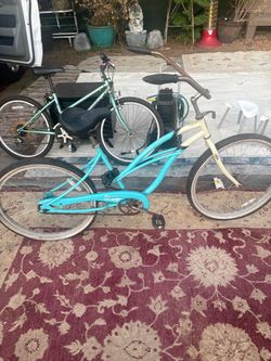 Lot of 3 Used Cruiser and Mountain Bikes