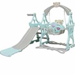 Toddler Swing And Slide Set 