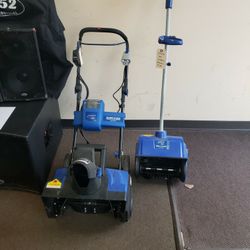 Sun Joe 40 Volt Snow Blower And Power Shovel Combo