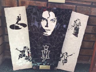 Michael Jackson deco mosaic Art master piece