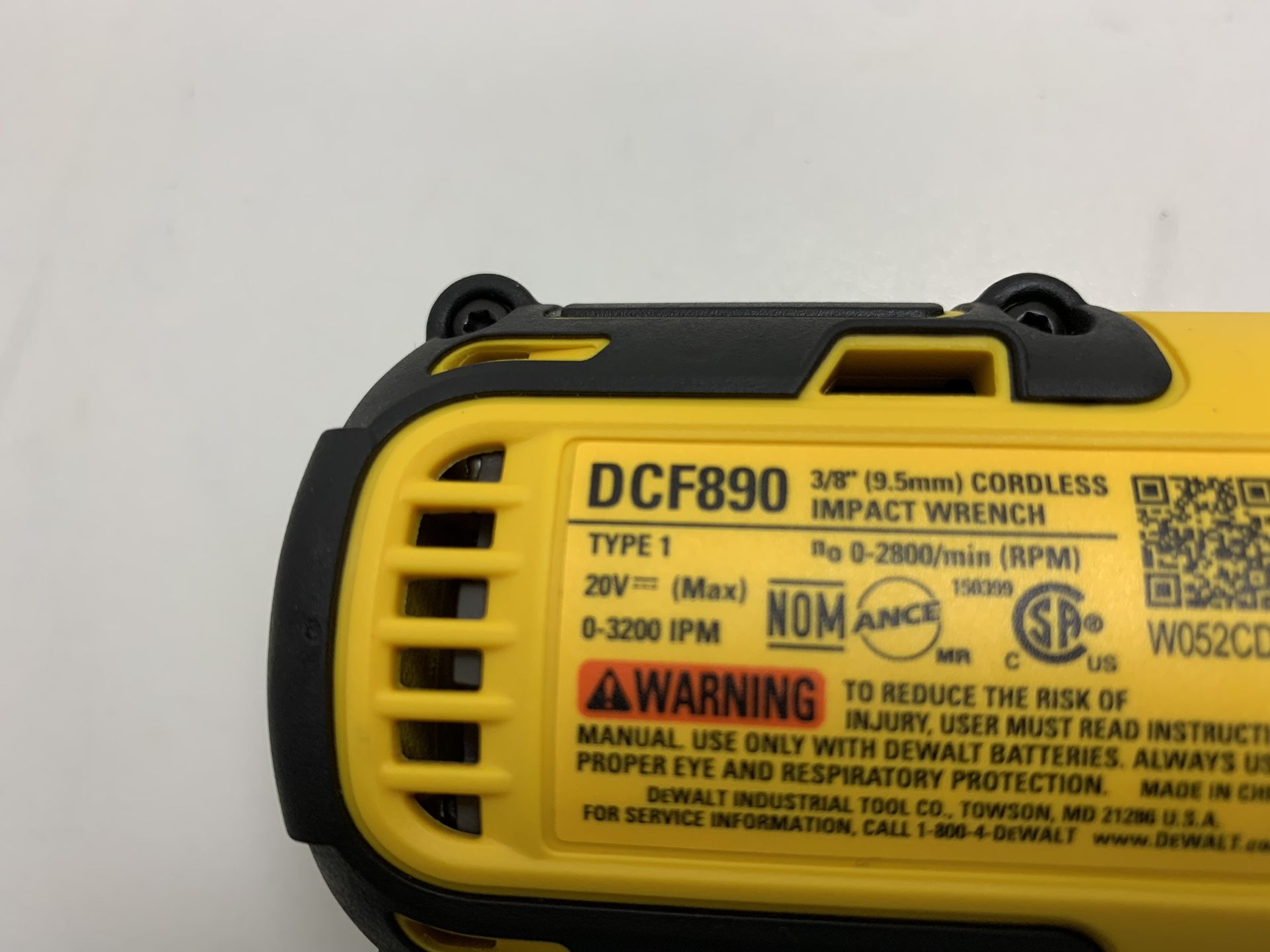 DEWALT DCF890 3/8 CORDLESS IMPACT WRENCH ONLY TOOL BRAND NEW SOLO HERRAMIENTA