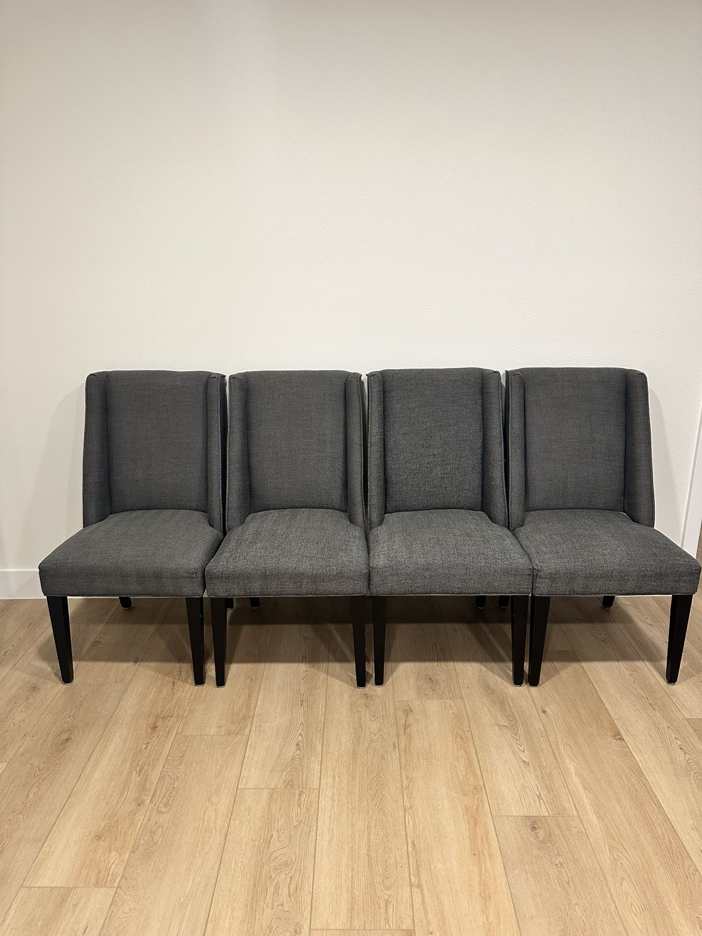 4 World Market Cushion Dining Chairs