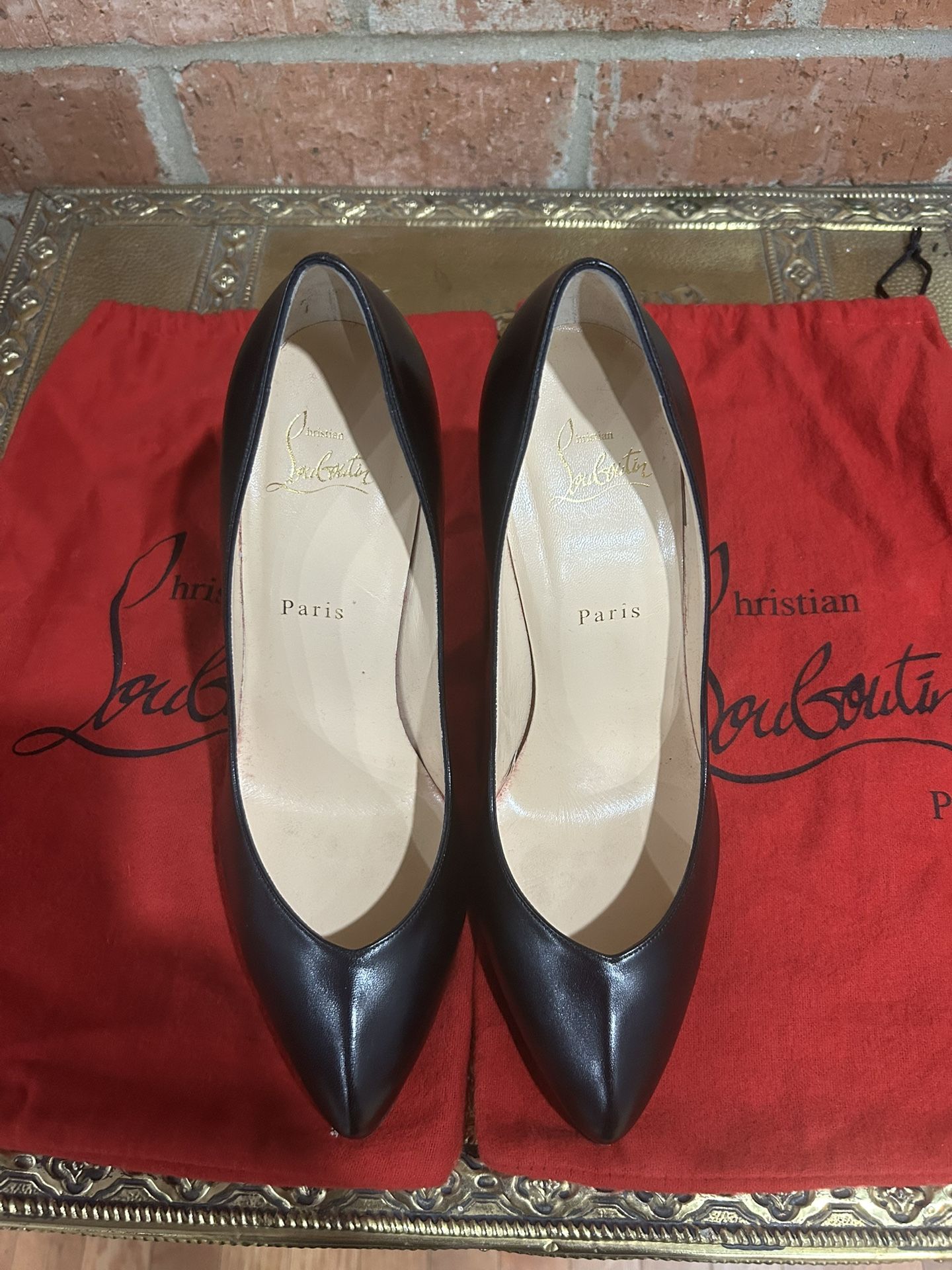 Christian Louboutin Black Stiletto Size 40