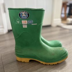 Bata Hazmax Green Rubber Work Boots Men's 12 Medium (D) EH MPN 19971