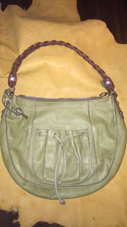 Lime green Fossil purse