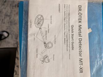 Dr. Otek metal detector.