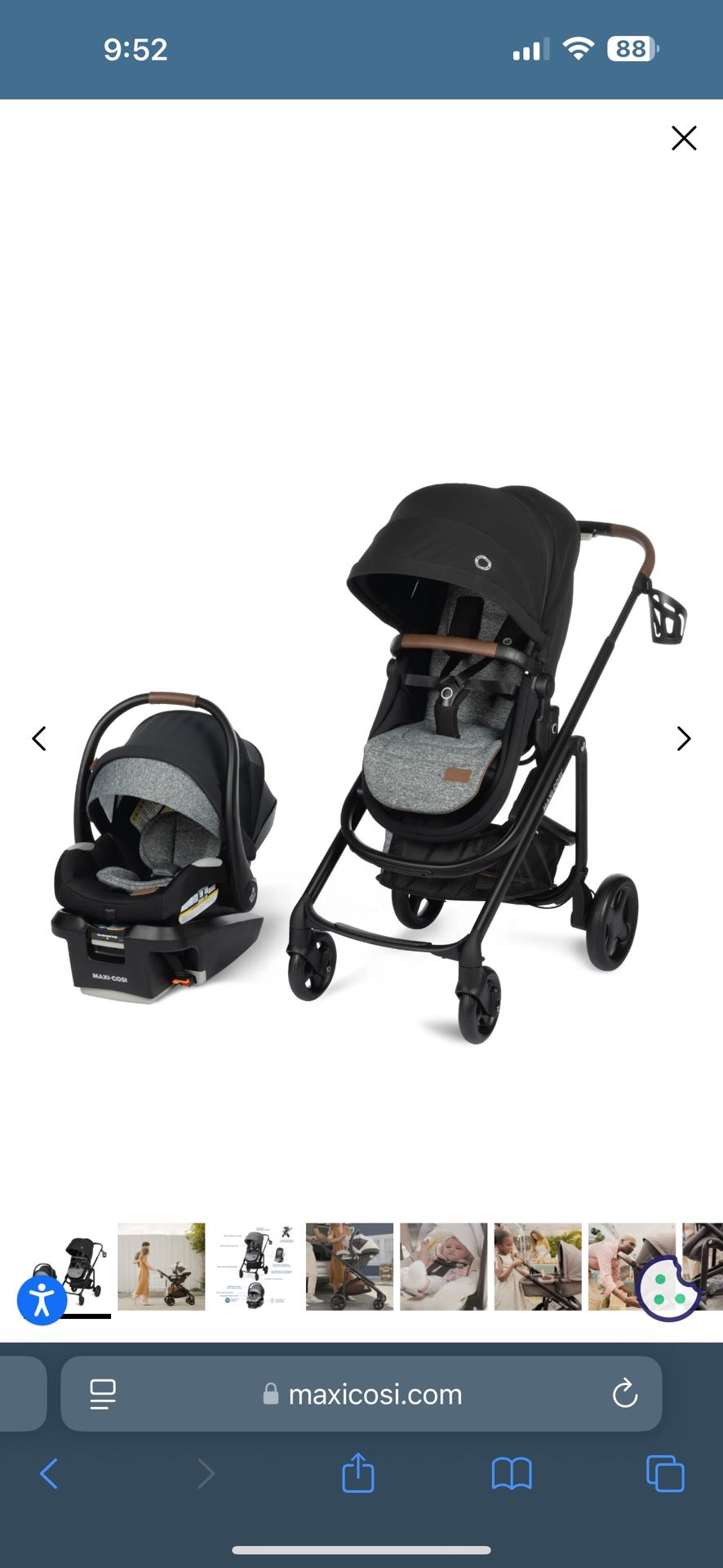 maxi cosi cadeira auto Pria All-in-One Convertible Car Seat Rod:7'6