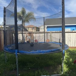 Outdoor Trampoline with Safety Net