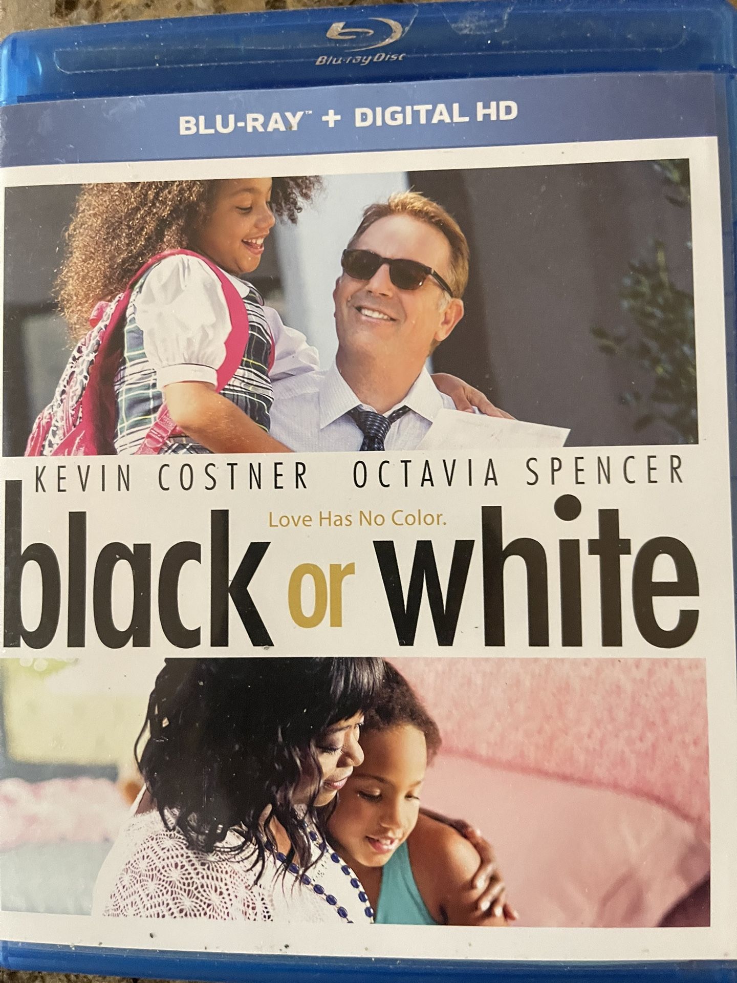 Black or White Blu-Ray Dvd