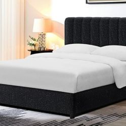 Brand New Black Queen Platform Bed Frame (Available In Eastern King)