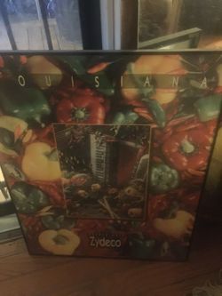 Louisana poster hot peppers