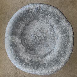 NEW 36" Donut-Style Calming Memory Foam Pet Cat Dog Bed