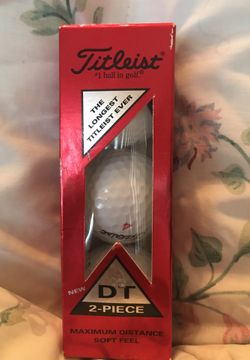 3 Titleist lower spin golf balls